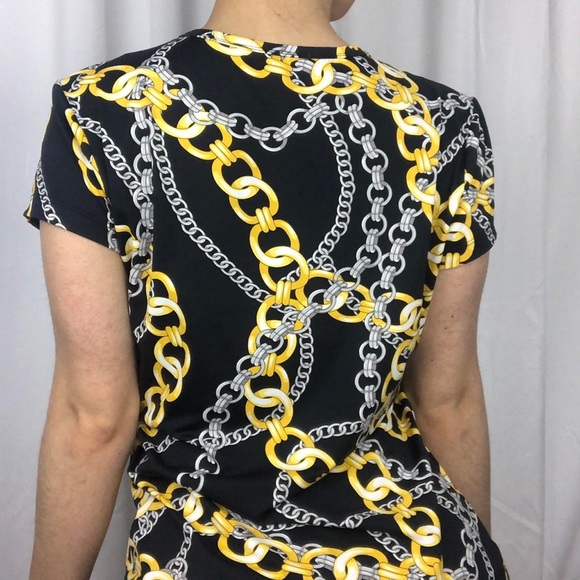 Chains Printed T-Shirt ⛓ By J.McLaughlin - Picture 4 of 4